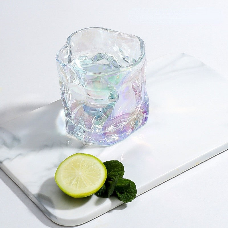 Copo de uísque cinza-fumaça 190ml, copo Old Fashioned de base pesada, conjunto de presente para bar, caneca de cerveja de cristal, direto da fábrica