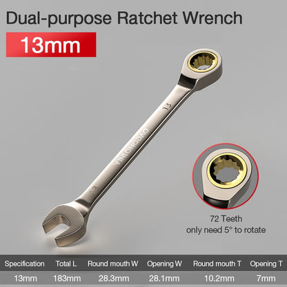 Chave Catraca Universal 72 Dentes Anel de Engrenagem Torquímetros Chaves Catraca Métrica Ferramentas Mecânicas para Reparo Automotivo