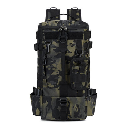 Mochila Tática de Pesca com Porta-Varas, Bolsa para Apetrechos de Pesca, Armazenamento de Equipamentos de Pesca, Sistema Molle, para Acampamento, Caminhada, Bolsa Multifuncional para Exteriores