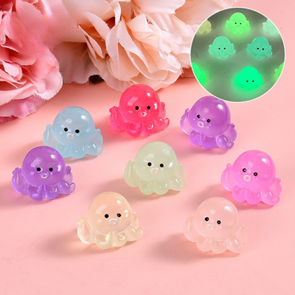 Luminous Mini Resin Animals, Including Tiny Glowing Ducks, Perfect for Decorating Fairy Gardens, Aquariums, And Dollhouses