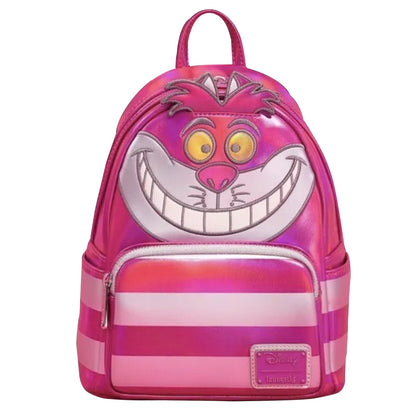 Mochila Loungefly Mini Princessa Gus e Jaq Teacup 70º Aniversário Lenticular Série Cinderela