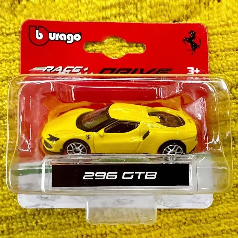 Burago 1:64 Ferrari Series SF90 488P Roma F430 F12 Liga de Carro Modelo Brinquedos Infantis Coleção de Presentes de Férias Modelo de Carro Atacado