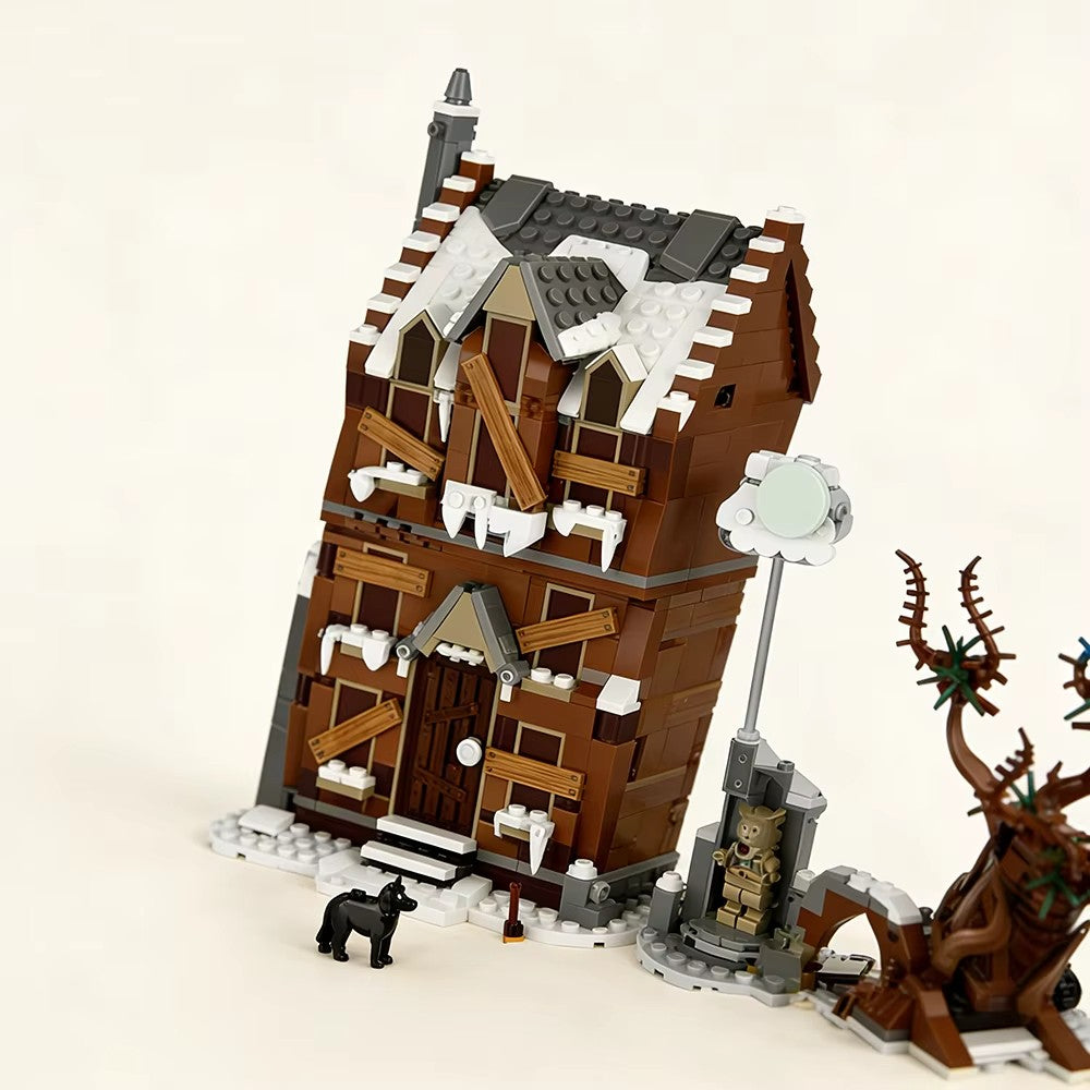 MOC Building Set Screaming Hut Whomping Willow Model Magic Movie DIY Assembly Toy Birthday Christmas Gift