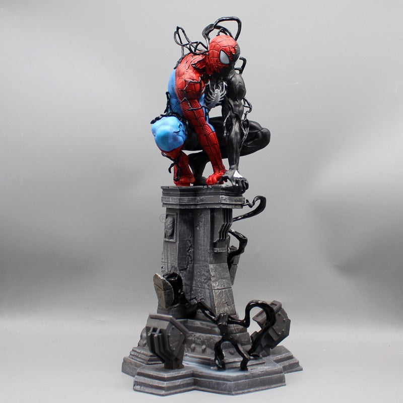 Boneco Homem-Aranha Venom Symbiote Estatuetas Homem-Aranha Boneco Venom Figurine PVC Decoração de Mesa Estátua Modelo Bonecas Brinquedos Presentes de Natal