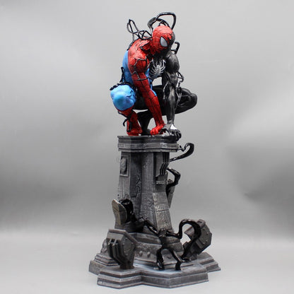 Boneco Homem-Aranha Venom Symbiote Estatuetas Homem-Aranha Boneco Venom Figurine PVC Decoração de Mesa Estátua Modelo Bonecas Brinquedos Presentes de Natal