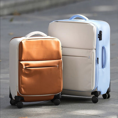 Mala de Viagem Feminina Leve Oxford Canvas 28 Polegadas Ultra-Leve Macia