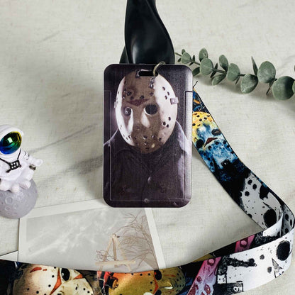 Anime Lanyards Keychain Badge Holder ID Credit Card Pass Hang Rope Lariat Lanyard for Keys Anime Accessories Gifts Halloween