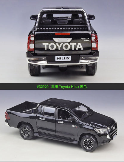 Maisto 1:27 Toyota Hilux Off-road Pick-up Modelo de Carro em Liga Brinquedo Coleção Peça de Exibição Presente