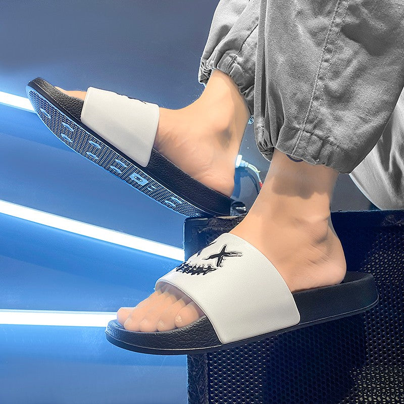 Summer Men's Indoor Home Non-slip Casual Slippers Male Soft Comfortable Bath Slippers Outdoor EVA Sandalias Beach Garden Sandals