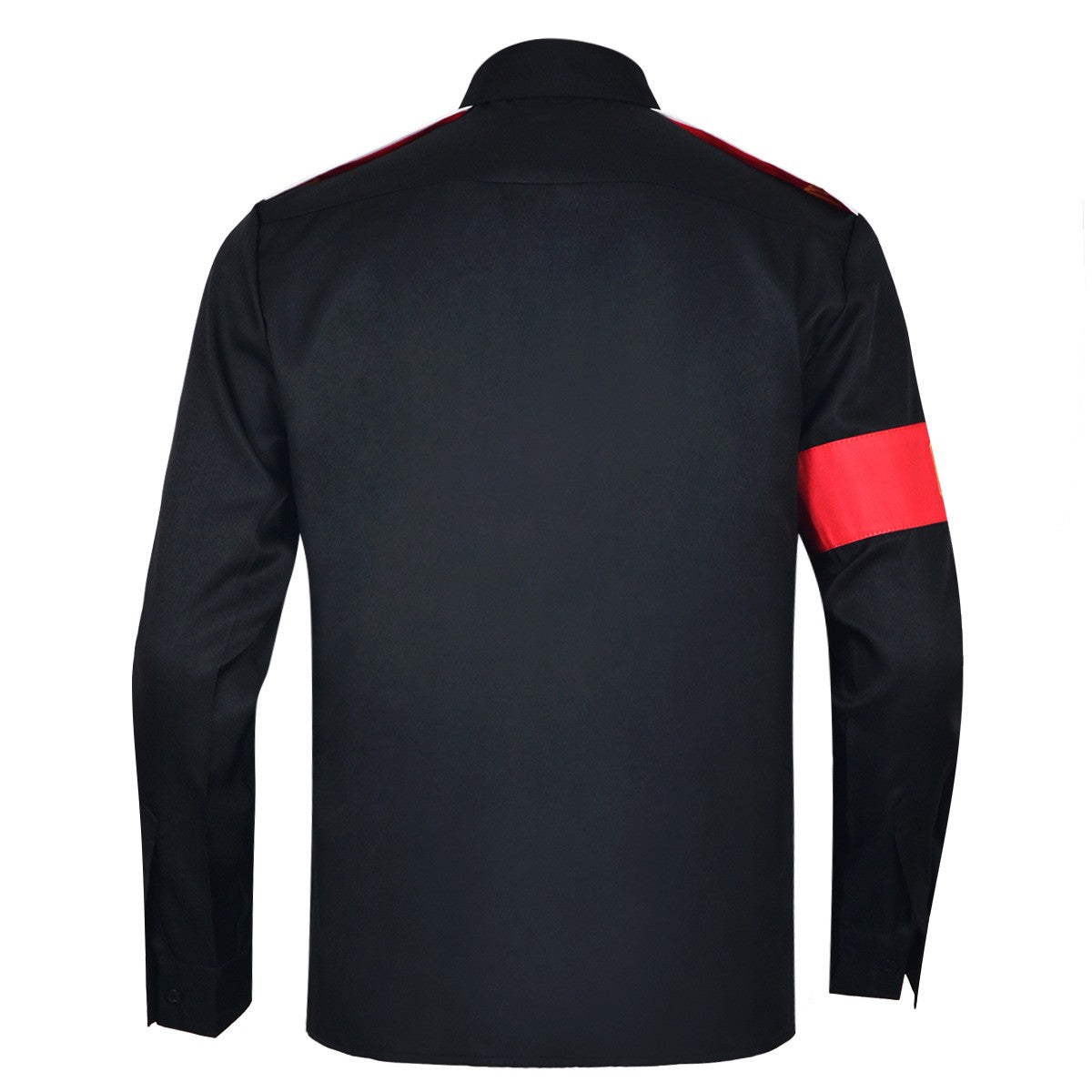 Michael Jackson Impersonator RetroCTEAntiWar Patch EmbroideredShirt Men's Military Style Long SleeveButtonDown Shirt Collectible