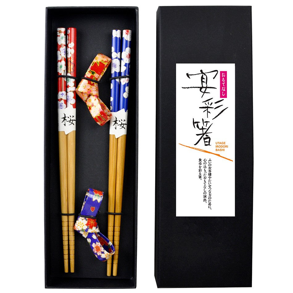 Chinese Panda Chopsticks Japanese Korean Sushi Solid Wood Chopsticks Wedding Gift Chop Sticks Hashi Two Pairs Chopsticks Set