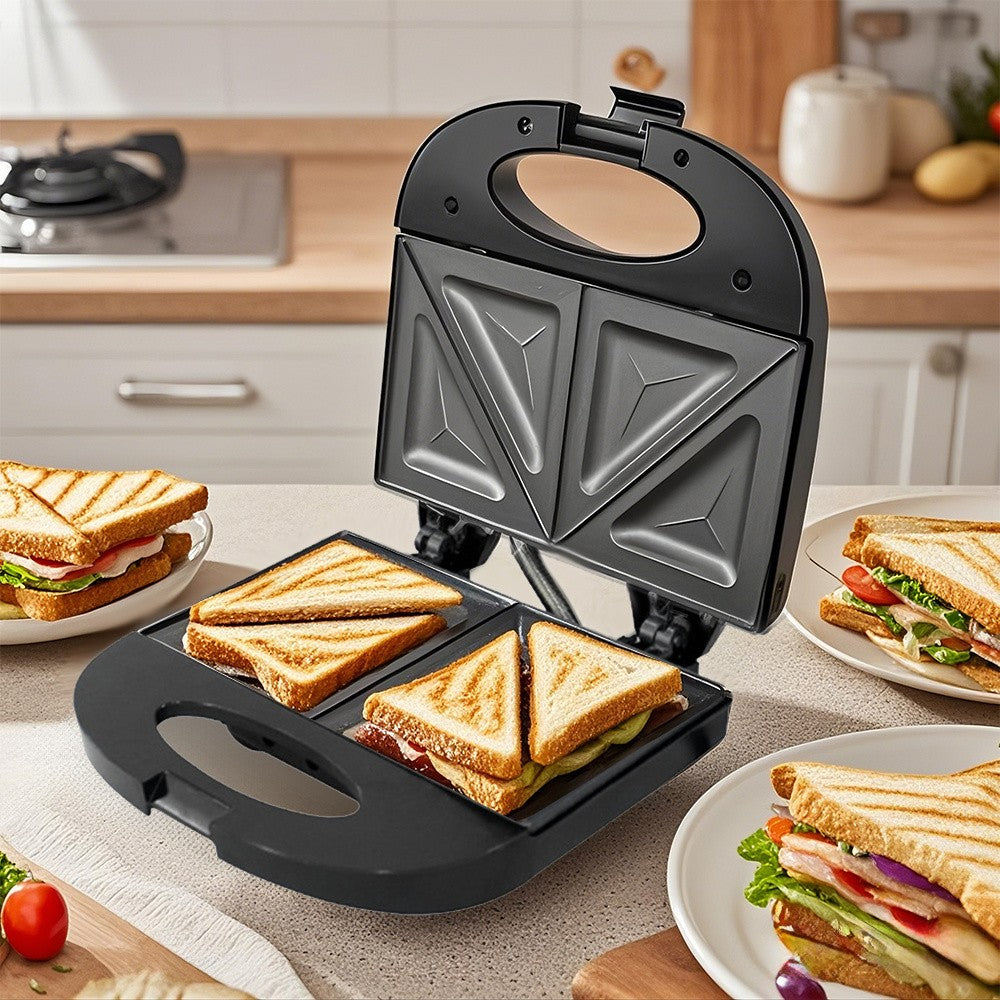 Máquina de Waffle Elétrica Profissional Utensílios de Cozinha Multifuncional Café da Manhã Máquina de Waffles Panela Antiaderente de Ferro