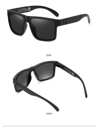 2024 NEW High quality luxury Heat Wave brand Polarized sunglasses square Conjoined lens Women men sun glasses UV400