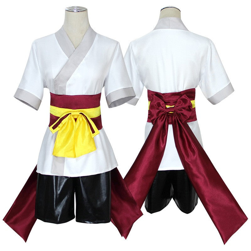 Machi Komacine Cosplay Costume Pink Wig Halloween Carnival Costumes for Women Anime Cosplay Outfits Dress