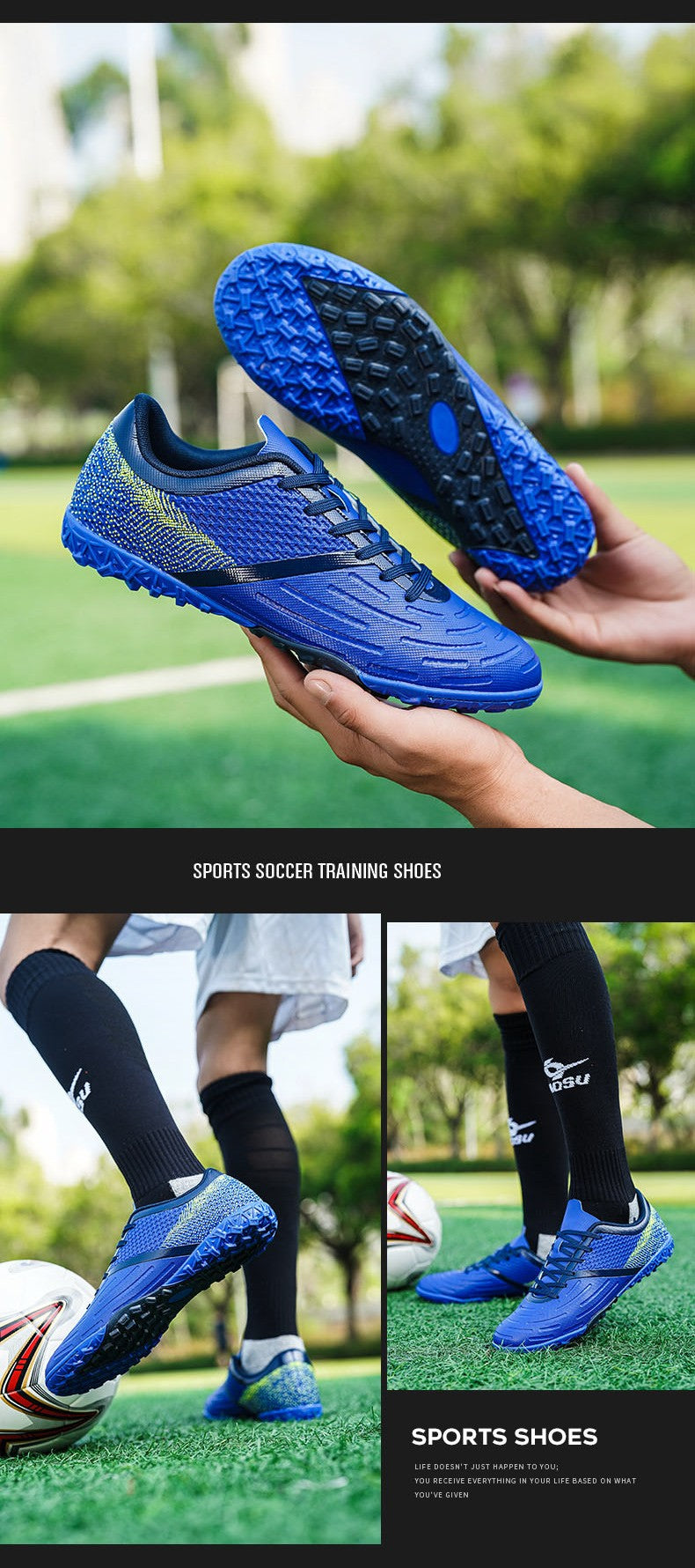 Training Men Soccer Shoes Society Cleats Professional Football Shoes Indoor Non-Slip Football Field Boots Low Cut Sneaker Unisex