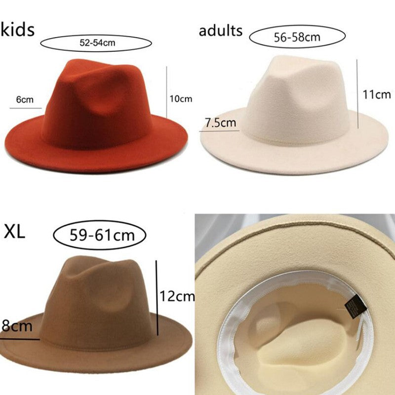 Women Fedora Hat Autumn Winter Luxury Men Top Hats Trendy Formal Wedding Decorate Black Green White Panama Cap Fedoras Gorras