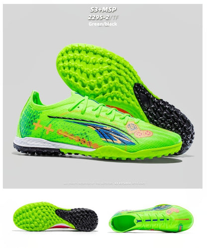 Soccer Shoes Men's Football Field Boots Grass Training Society Sports Soccer Cleats Without ShoeLaces Crampons De Football