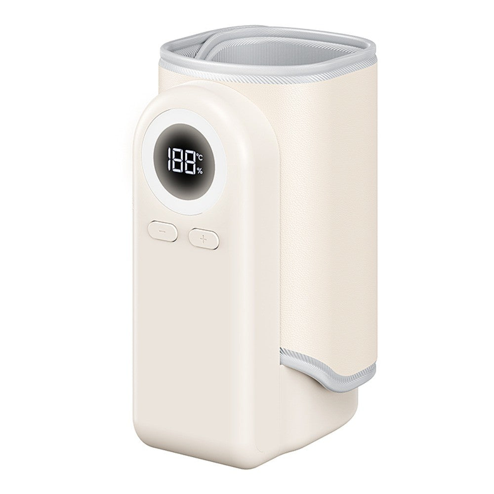 4-in-1 Baby Bottle Warmer Constant Temperature Wireless Milk Warmer Digital Display Rapid Warming Nighttime Milk Warmer Travel