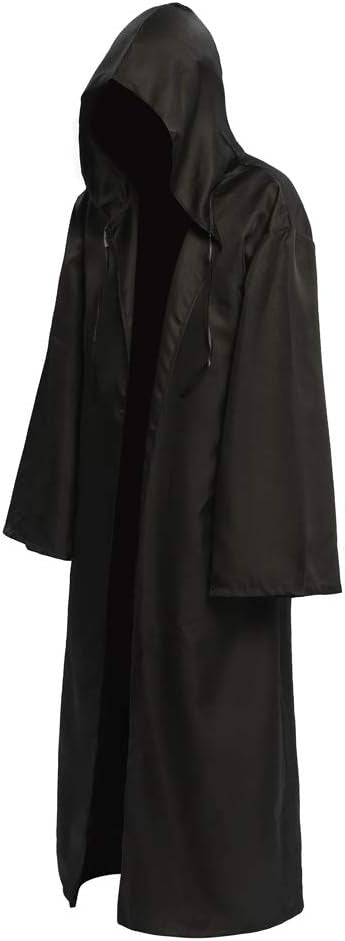 2024  Wizard Tunic Hooded Robe Halloween Cloak Cosplay Costumes Brown  cosplay costumes