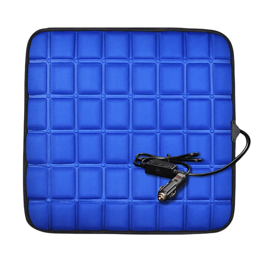 12V Car Seat Heated Cover 3 Gear Adjustable Temperature Universal Car Seat Heater 40W USB Heated Winter Car Seat Heating Pad
