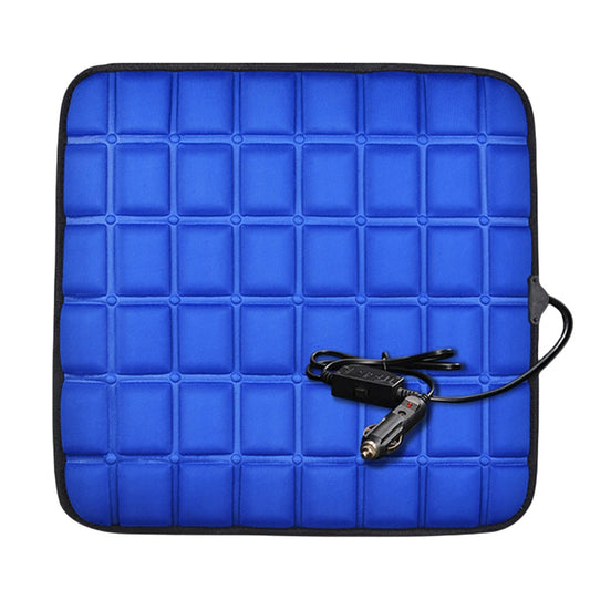 12V Car Seat Heated Cover 3 Gear Adjustable Temperature Universal Car Seat Heater 40W USB Heated Winter Car Seat Heating Pad