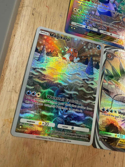 Diy Pokemon ptcg Bolso de Auto Controle Coleção de Cartas Colecionáveis ​​Assinatura Trading Flash Card Anime Desenho Animado Presente de Natal Diy