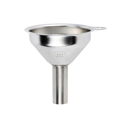 Stainless Steel Funnel Kitchen Oil Liquid Funnel Metal Funnel with Detachable Filter Wide Mouth Funnel for Canning Kitchen Tools