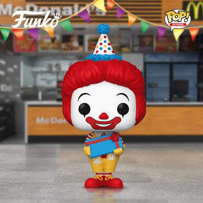 McDonald's Series Boneco de Ação Original Funko Pop Hambúrguer Batatas Fritas Speenee Grimace Brinquedos de Coleção Edição Limitada Presentes