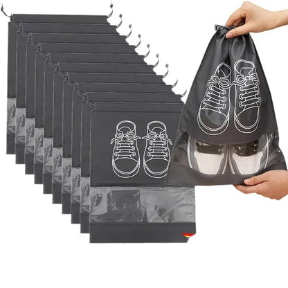 5/10pcs Non Woven Shoe Bag Storage Bag, Shoe Storage Drawstring Drawstring, Shoe Storage Bag, Dust-proof