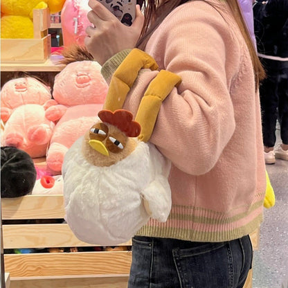 "Little Chicken Plush Handbag - Funny Satchel Purse for Women, Cute & Unique Birthday Gift, Durable & Trendy Women's Accessory";;VERDADEIRO;;"Crossbody bag-1pc