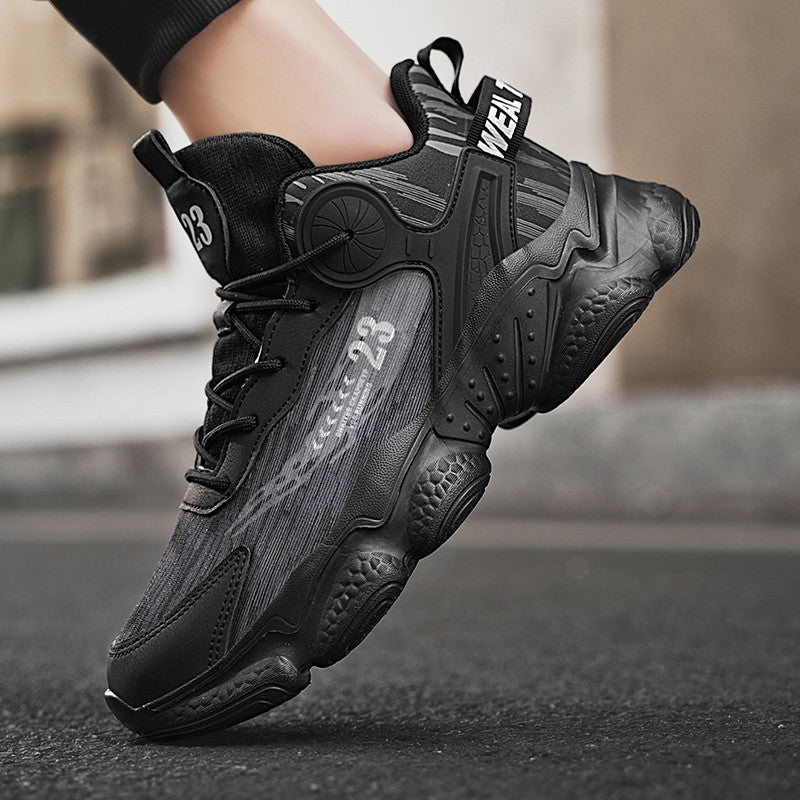 Man Increase the size Casual and fashionable shoes Anti-slip Wear-resistant Trend Sports shoes Lightweight Comfort Running shoes