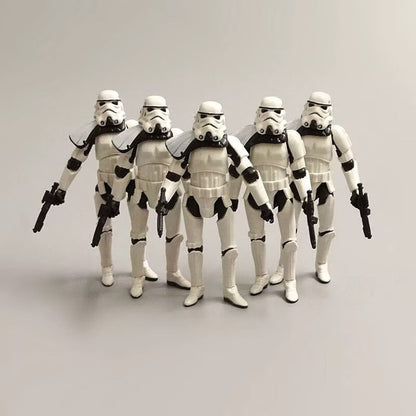 Star Wars Filme Darth Vader Dark Trooper 10cm Anime Action Figure Coleção Mini Boneca Brinquedos Modelo Para Presente Infantil