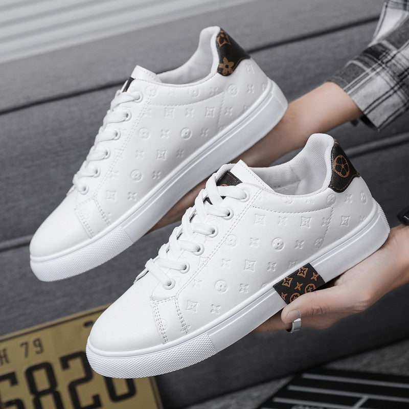 Brand Men Leather High-Top Skateboarding Shoes Men's Sneakers Male Flats Non-Slip Sport Shoes Zapatillas Hombre Mens Footwear