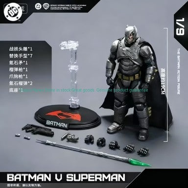 Pré-venda NOVO Original DC Fondjoy BVS Armored Batman Battle Damaged Superman Figure Set 1/9 Batman vs Superman?A Origem da Justiça