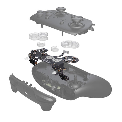 Extreme Rate Switch 2 Pro Controller Whole Clicky Kit Faster Trigger Smooth Face Buttons Response Upgrade Kit for Switch2 Pro