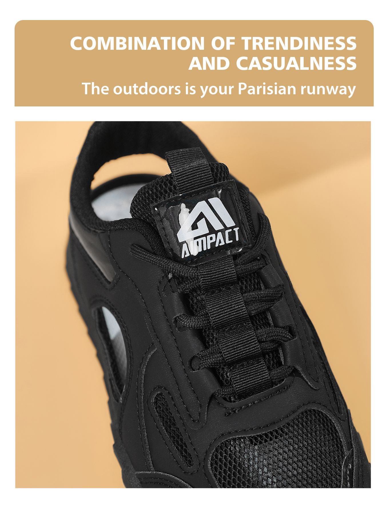 Women's Breathable Thick-Sole Casual Sneakers, Durable Outdoor Running/Walking Shoes with Fashion Design for Gym & Daily Wear