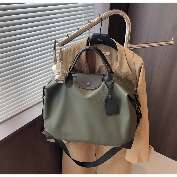 Women's Yoga Fitness Bag Short Trip Travel Bag Waterproof Soft Large Capacity