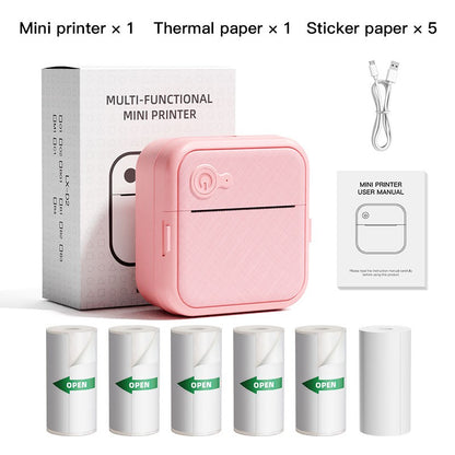 DOLEWA D8 Portable Mini Printers Wireless Bluetooth Inkless Sticker Maker Printer Tag Price Machine for Office School Kitchen