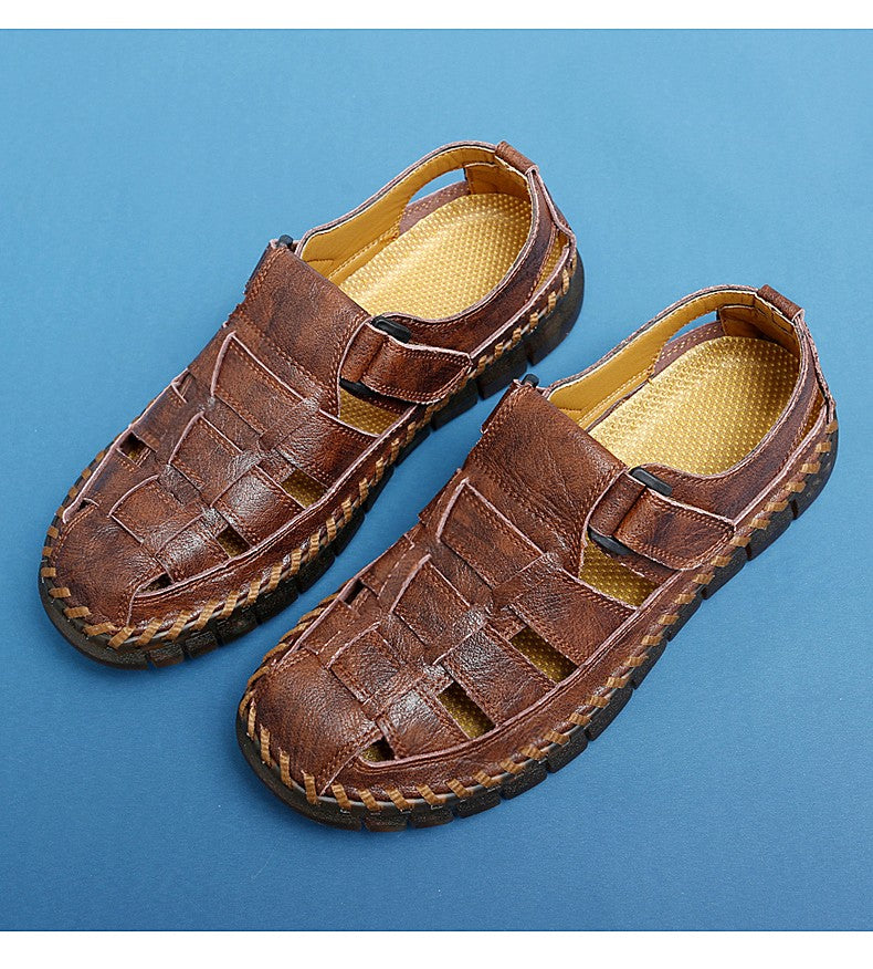 Handmade men's shoes handmade leather men shoes casual loafers slip onzipper split leather shoes men flats hot sale moccasins