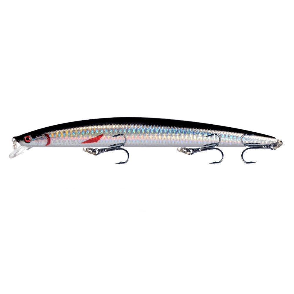 1pcs 18cm 24g Minnow Fishing Lure Laser Hard Artificial Bait Plastic Big Fake Fish Lures Sea Fishing Bait Crankbait Wobblers