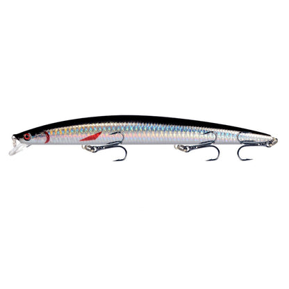 1pcs 18cm 24g Minnow Fishing Lure Laser Hard Artificial Bait Plastic Big Fake Fish Lures Sea Fishing Bait Crankbait Wobblers