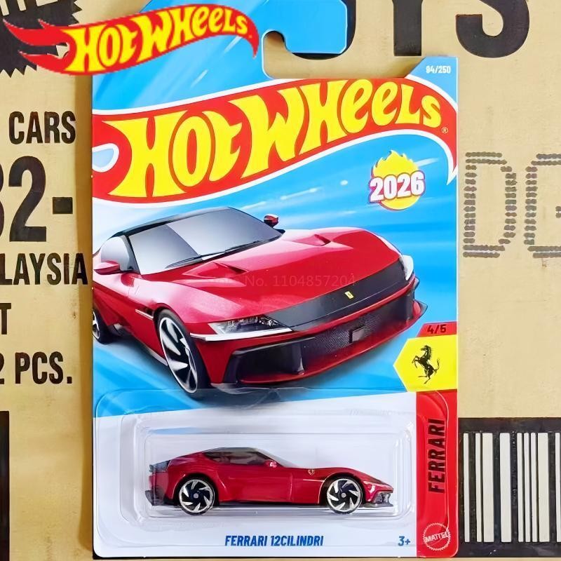 2026 D Novo Genuíno Hot Wheels Carro de Liga F1 McLaren Ferrari Optimus Prime Bugatti Brinquedo Modelo de Carro Enfeite Presentes de Aniversário para Meninos