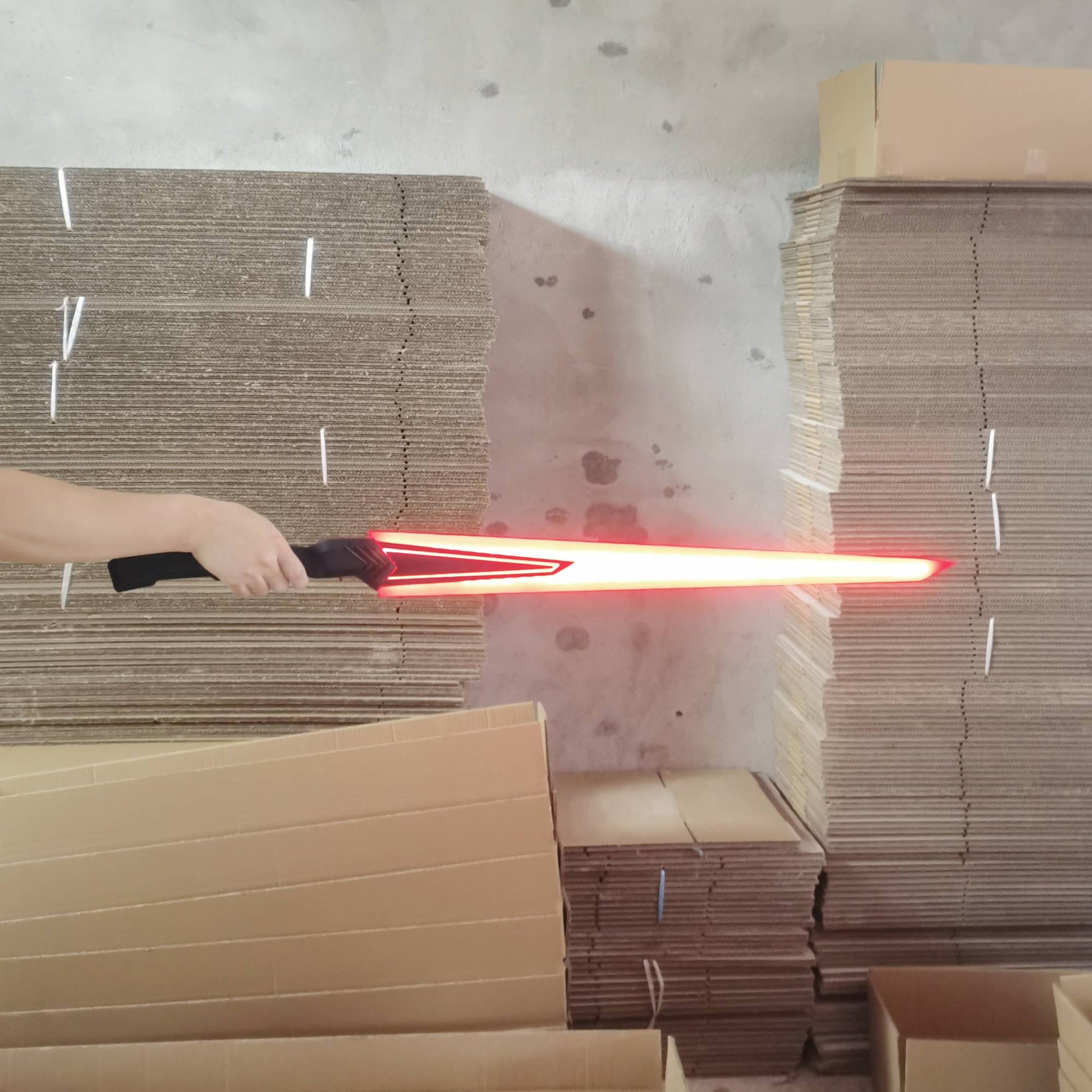 Laevatain Sword Limbus Company Cosplay Costume Lightsaber Luminous Blade Switchable LED Rechargeable Customized Halloween Prop