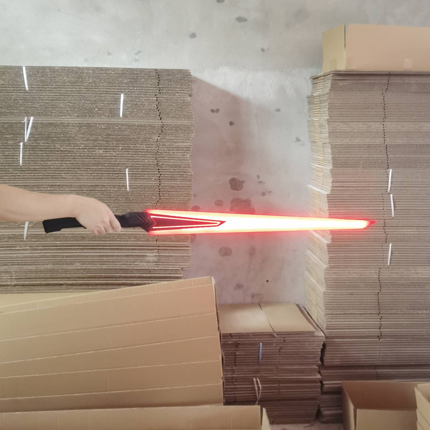 Laevatain Sword Limbus Company Cosplay Costume Lightsaber Luminous Blade Switchable LED Rechargeable Customized Halloween Prop