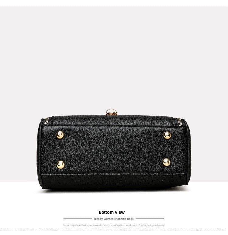 Vintage Handbag Women Fashion Crossbody Shoulder Bag Simple Small Square Bag Versatile Trendy