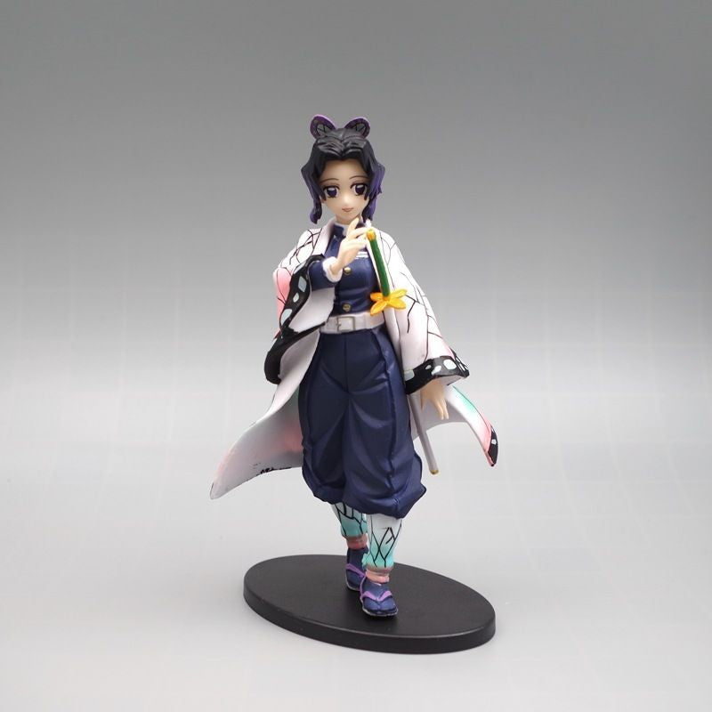 Demon Slayer Blade Nezuko Kamado Tanjiro Agatsuma Zenitsu Tomioka Giyuu Kochou Shinobu Hashibira Inosuke figure model ornament