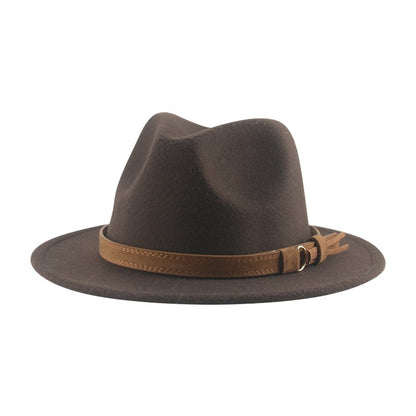 Hats for Women Fedoras Girls Hat Boys Hat Felted Kids Baby Caps Small 52cm 54cm Belt Wedding Cute Kid Fedoras Sombreros De Mujer