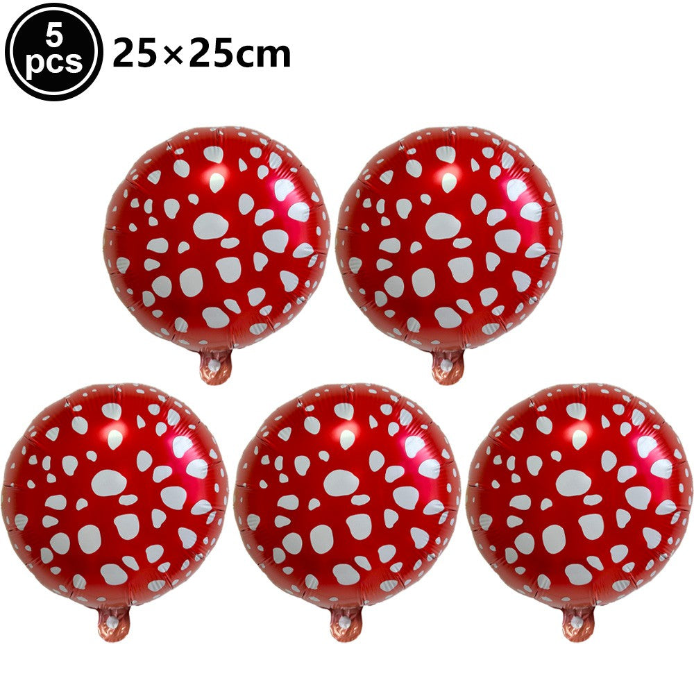 Cartoon Animal Standing Squirrel Balloon Pinecone Shaped Aluminum Film Balloon Forest Theme Baby Shower Birthday Party Decor