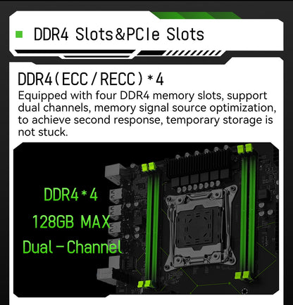 Placa-mãe MACHINIST X99 combo opcional Xeon E5 2660 V3 LGA 2011-3 CPU e Kit de Memória RAM DDR4 16GB Dual-channel NVME M.2 MR9A-H