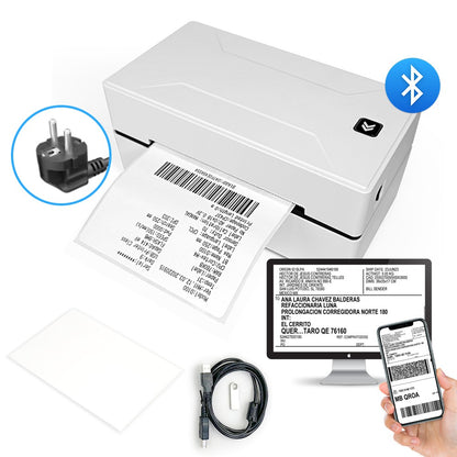 Portable Thermal Label Printer D100 Bluetooth Inkless Printer Compatible With iPhone Android Mac Window For Office School